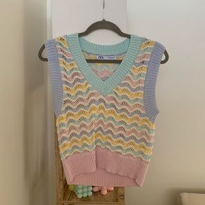 Zara sweater vest!